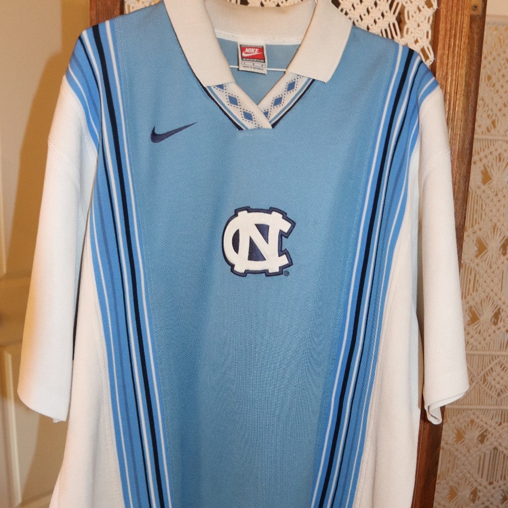 Authentic UNC Tar Heel Basketball Warm-up Jersey